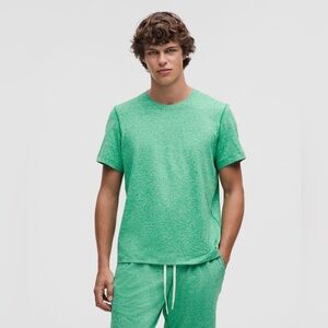 Lululemon Soft Jersey Short-Sleeve Shirt - Heathered Raceway Green - NWT